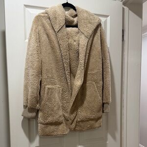 Warm Beige Teddy Jacket